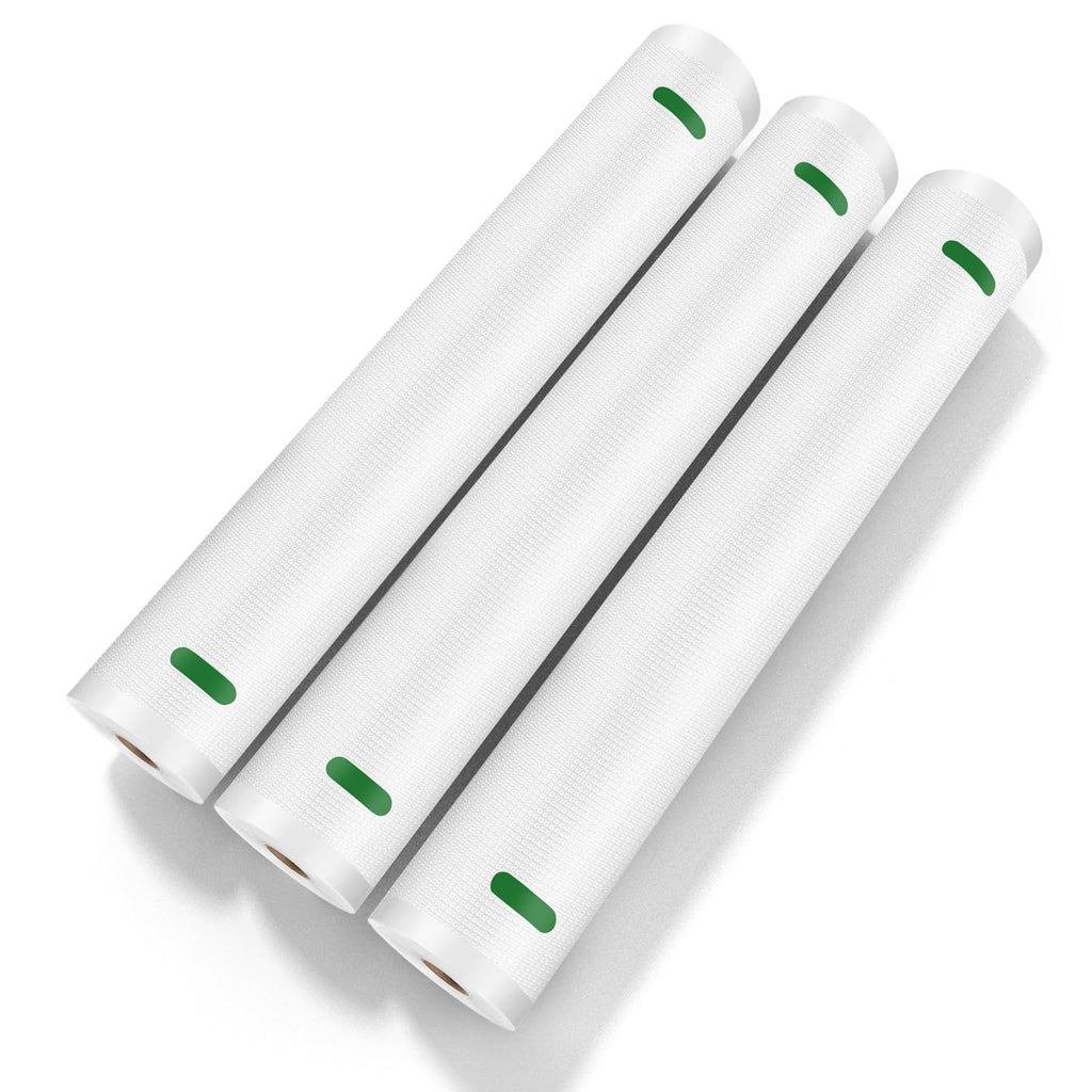 MAGIC SEAL Vacuum Sealer Bags, 3 Rolls 12’’ x 16.4’ Commercial Grade Textured Vacuum Seal Bags for Food Storage, Sous Vide and Meal Prep, Heavy Duty BPA Free