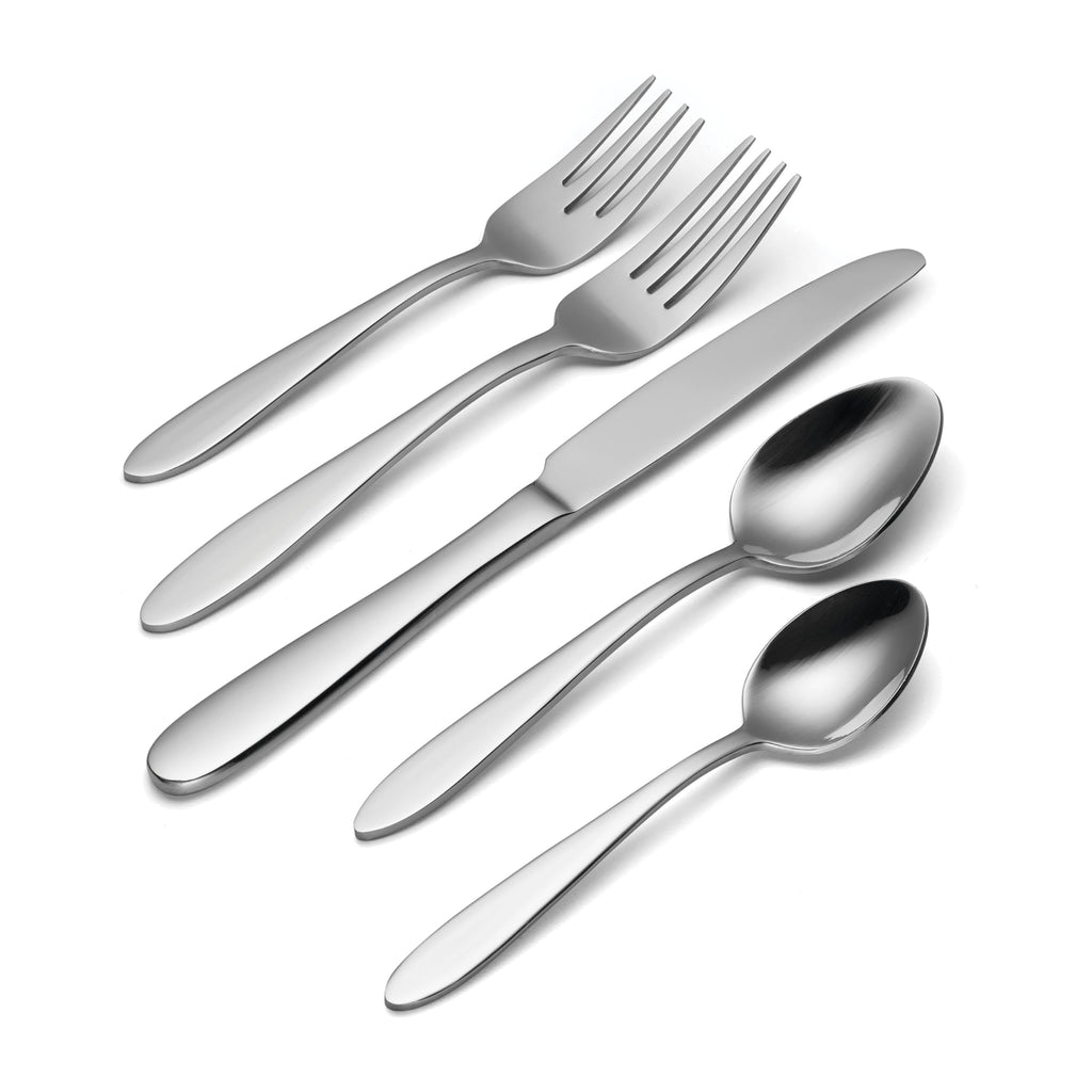 Oneida Mooncrest 45-Piece 18/0 Silverware Set for 8, Flatware