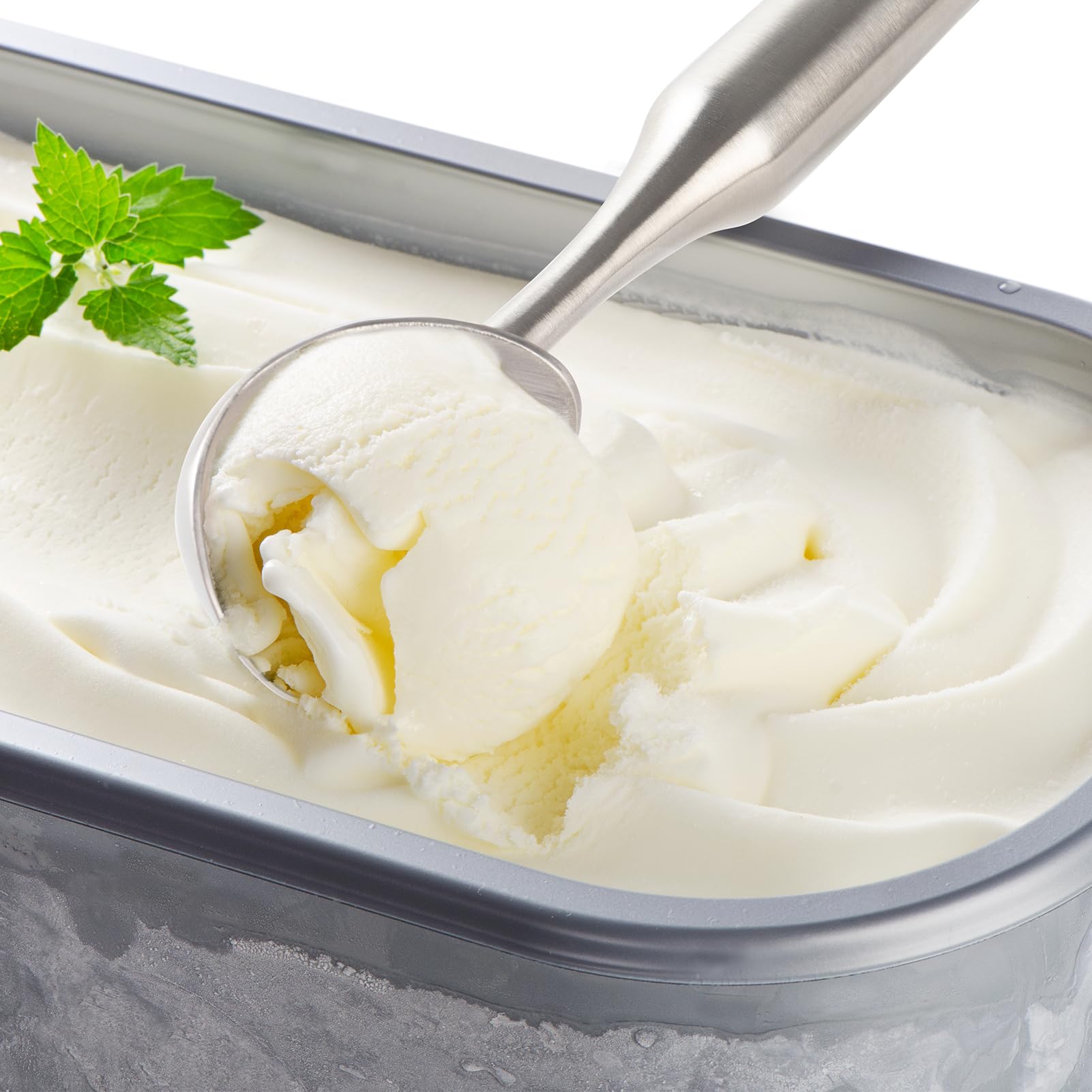 OYV 304 Stainless Steel Ice Cream Scoop, Heavy Duty, Ergonomic Handle