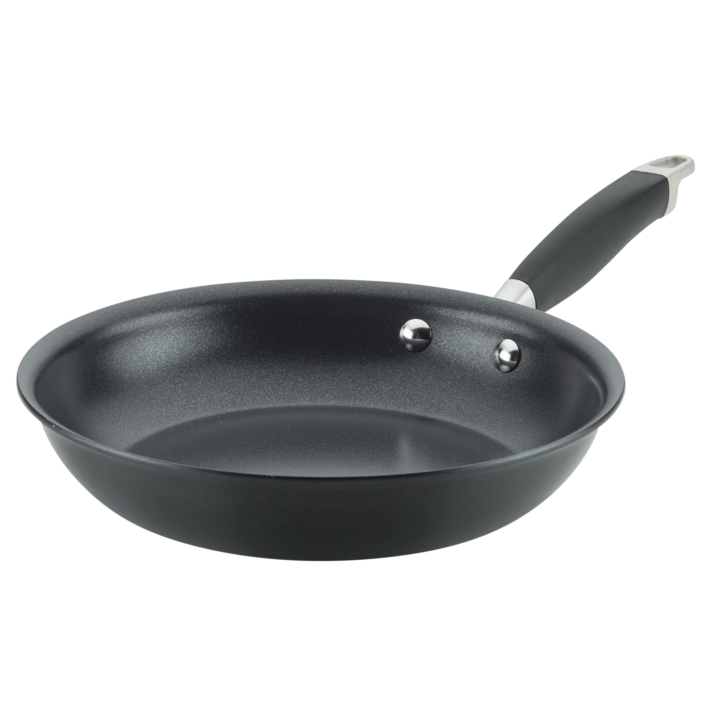 Anolon Advanced Home Hard-Anodized Nonstick Frying Pan, 10.25-Inch Nonstick Pan, Onyx
