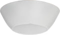 Carlisle FoodService Products Ridge Reusable Plastic Bowl Soup Bowl for Home and Restaurant, Melamine, 8 Ounces, Cement, (Pack of 24)