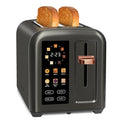 SEEDEEM Touchscreen Toaster 2 Slice, 7 Shade, Stainless, 1350W Dark Metallic