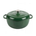 Lodge Essential Enamel Cast Iron Dutch Oven 6 Quarts - Perfect for Bread Baking, Braising, Marinating & Slow Cooking, Features Moisture-Sealing Lid & Dual Handles, Kitchen Essentials, Evergreen