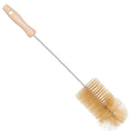Redecker Natural Pig Bristle Soda Bottle Brush, 15-Inches, Flexible Wire Handle, Made in Germany