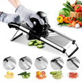 Weltonhm Mandoline Slicer for Kitchen, Mandolin and Julienne for Vegetables