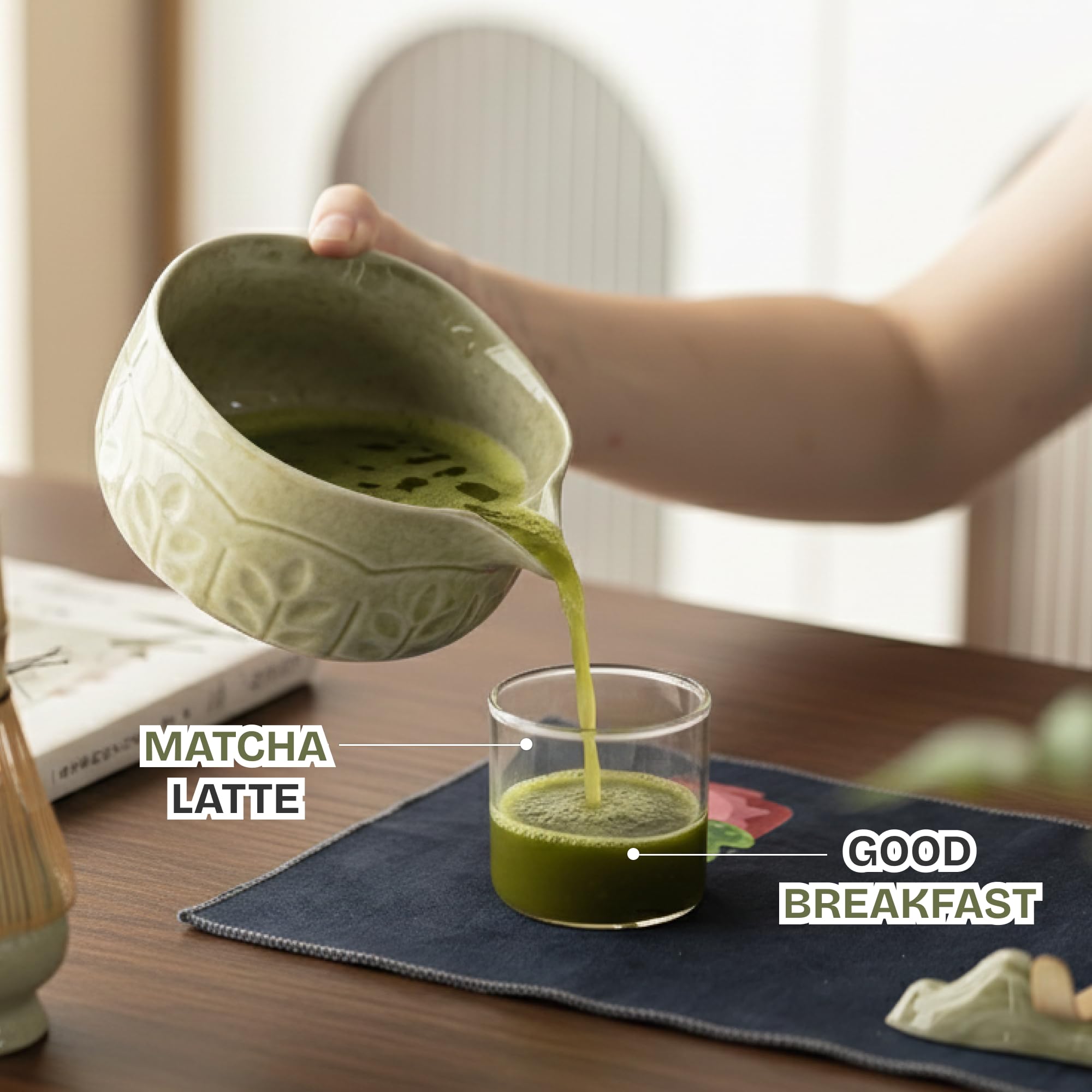 8-Piece Matcha Whisk Set with Bowl for Beginners