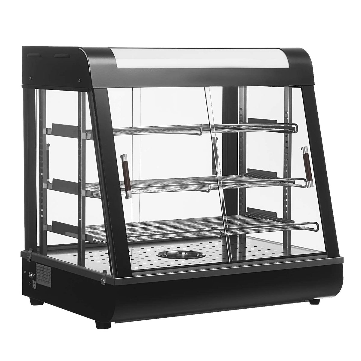 Whalefall 3-Tier Food Warmer with top Holder,tri-Color Lighting