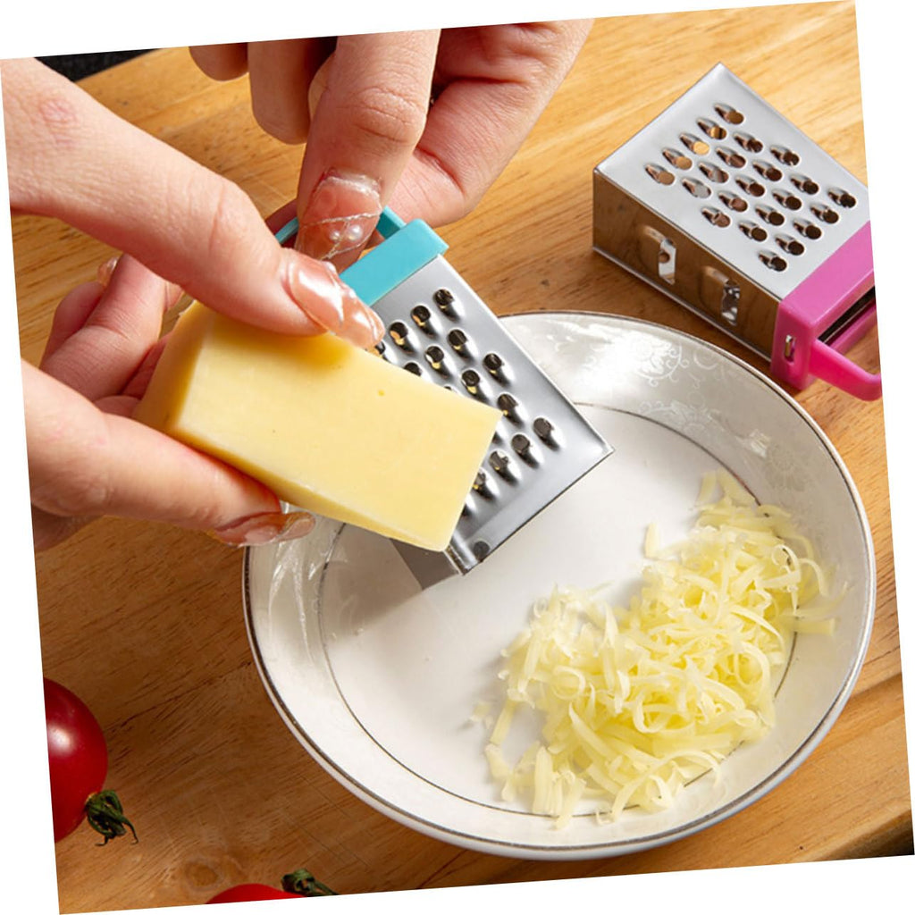 PRETYZOOM 18pcs Stainless Cheese Grater Fine Grater Slicer Vegetable Slicer Easy Peel