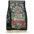 Bones Coffee Company Macamaniac, Macadamia and Coconut Flavored Coffee, Medium Roast Low Acid Arabica Beans Compatible with Auto drip and French Press Coffee Maker, 12 Oz Whole Bean