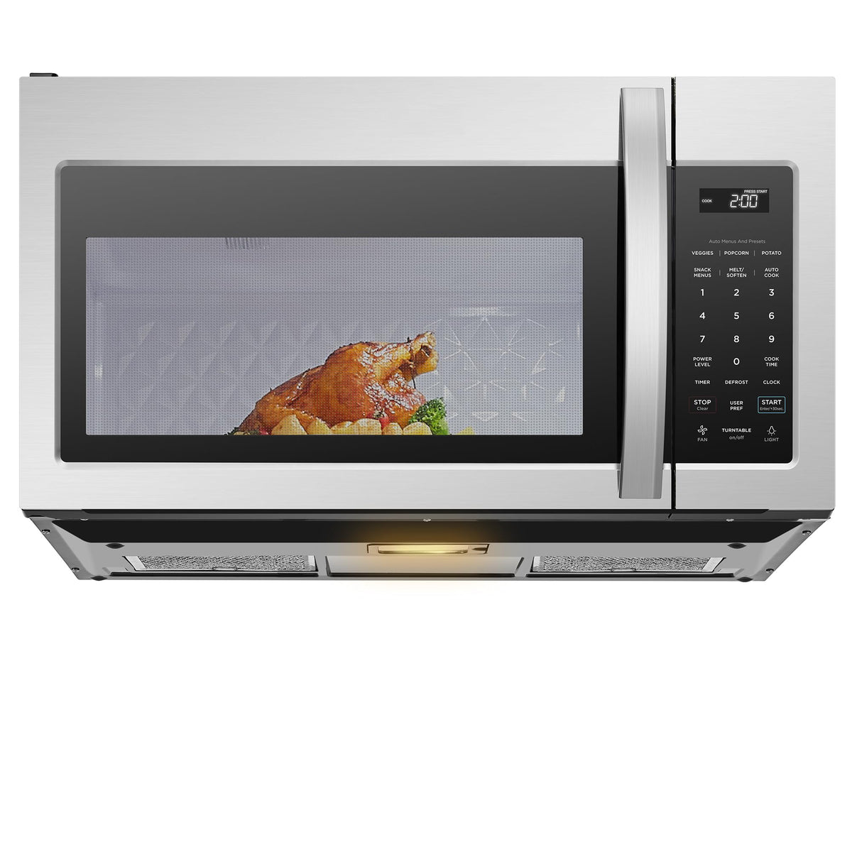 Midea Over the Range Microwave Oven, 1.7 Cu.Ft, 1000W, Stainless Steel