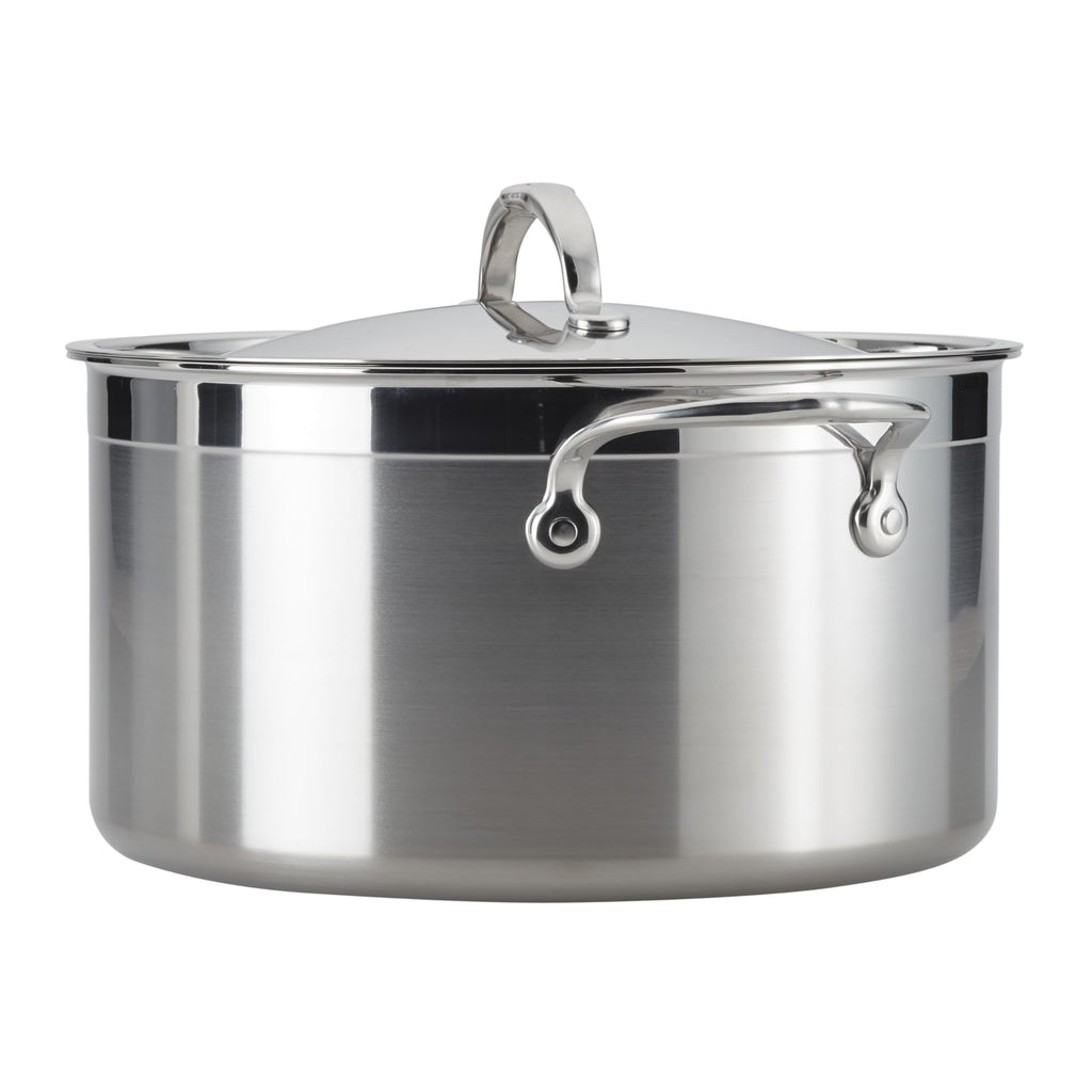 Hestan - ProBond Collection - Professional Clad Stainless Steel Stock Pot, Induction Cooktop Compatible, 8 Quart