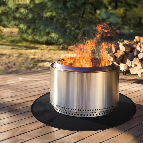 19.5" Round Fire Pit Mat for Solo Stove Mesa & Tabletop Under Fire Pit Mat