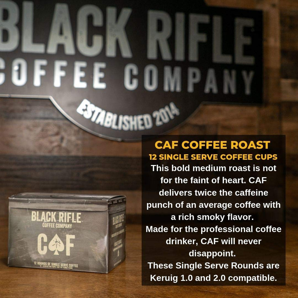 Black Rifle Coffee Medium Roast K Cup Coffee CAF 12 Count
