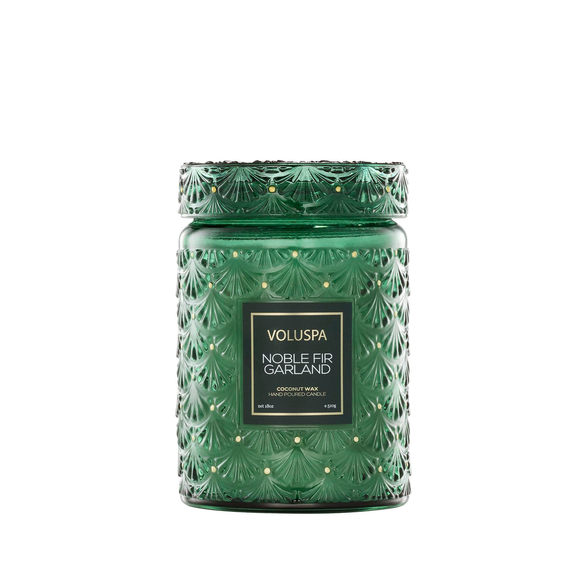 Voluspa Santal Vanille Large Scented Candle Jar 18 Oz, 100 Hr Burn