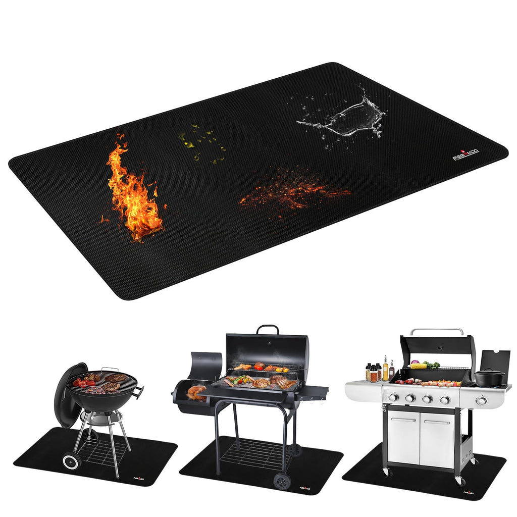RERAMDO 48 X 30 Inch Under Grill Mats for Outdoor Grill