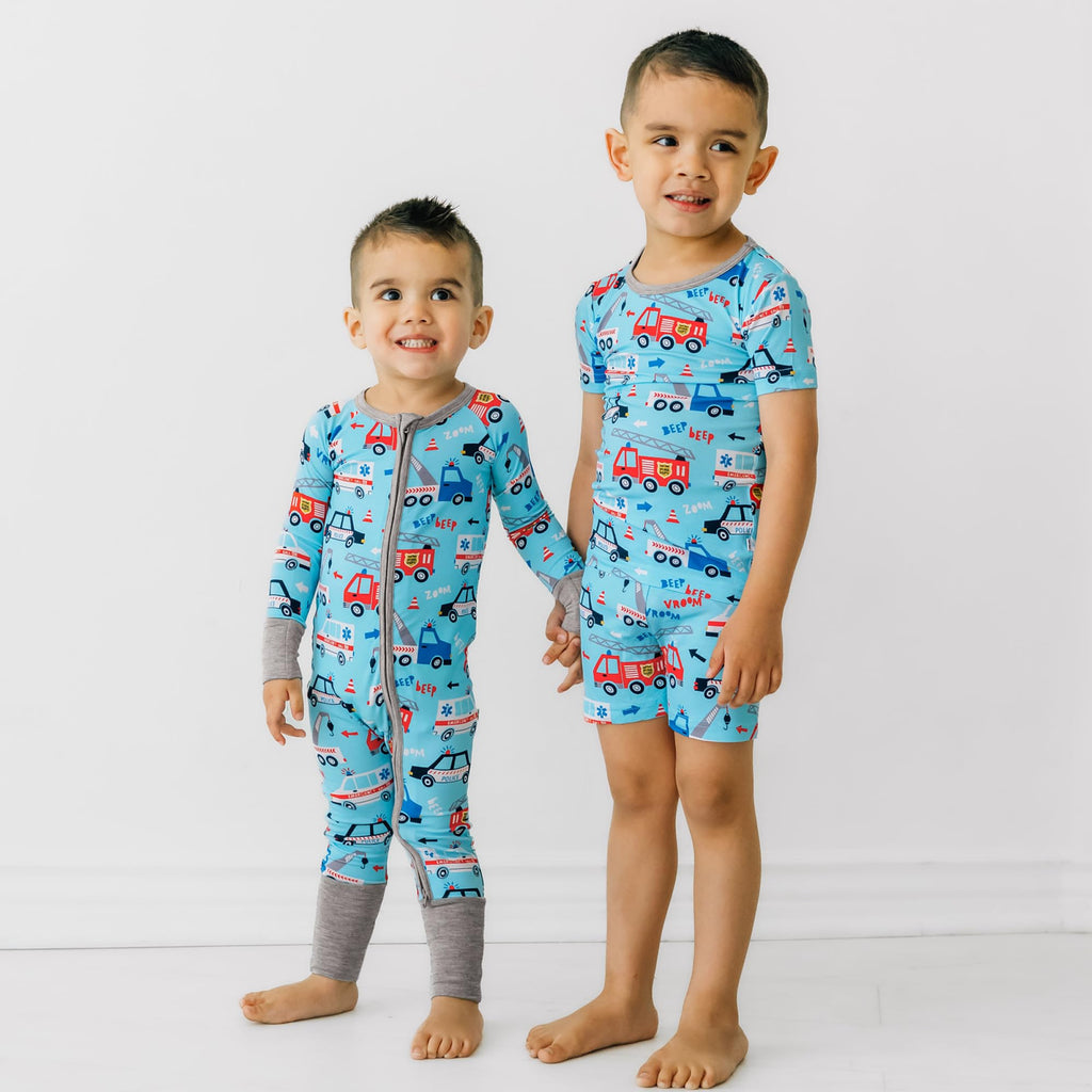Little Sleepies Baby Pajamas, To The Rescue, 3-6 months