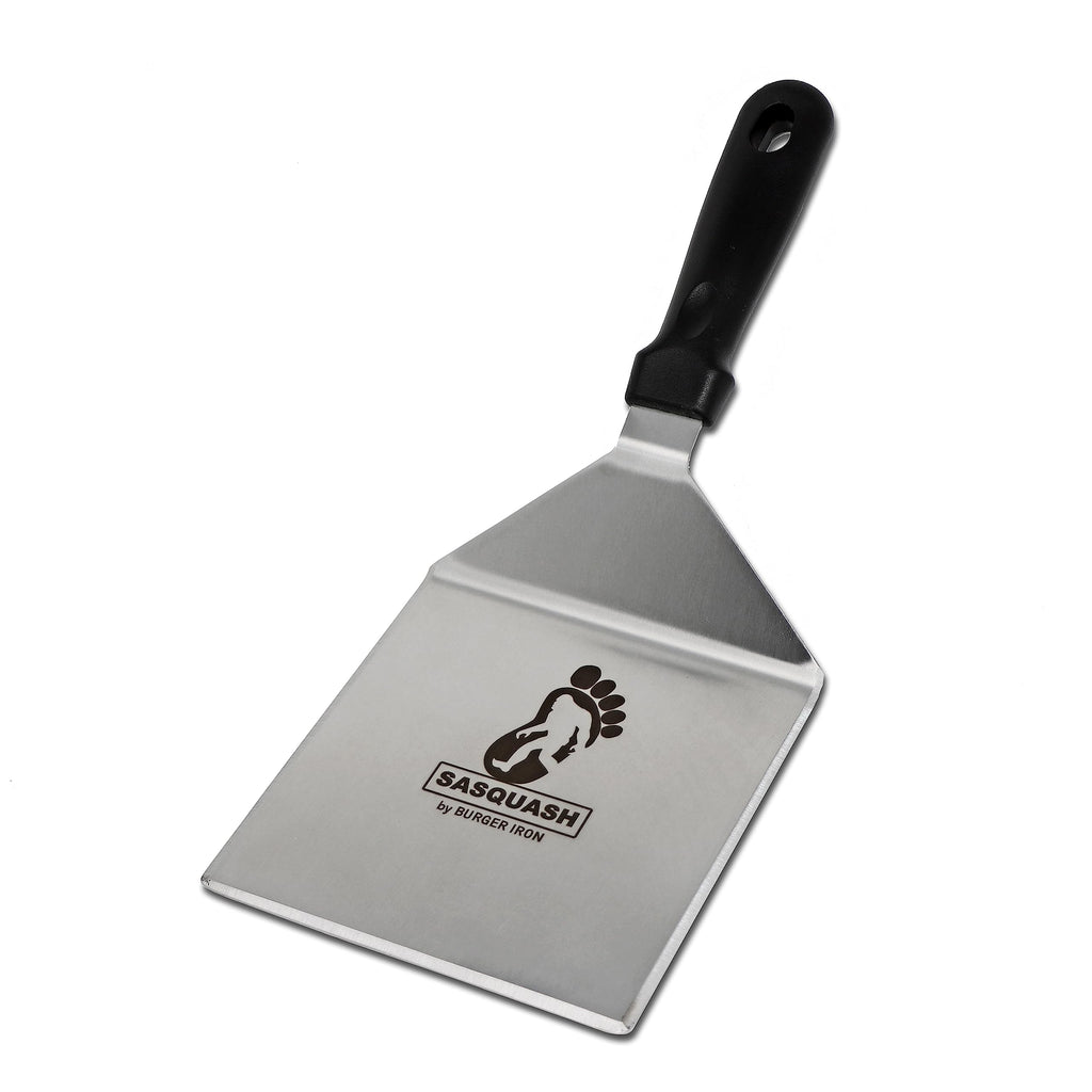 Sasquash Mammoth Smash Burger Spatula, Stainless Steel, 6 x 5.5 Inch Blade