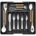 Lifewit Extra Large Silverware Drawer Organizer, Expandable Utensil Tray