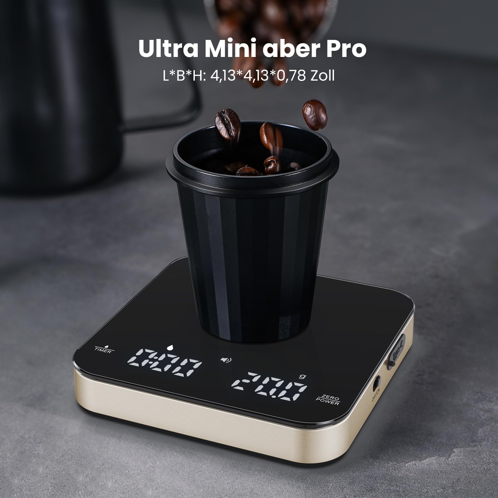 Maestri House S2 Espresso Coffee Scale with Timer 0.1g Precision Shot Scale