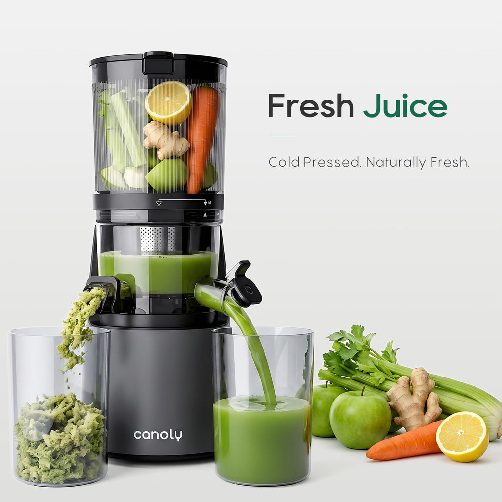 Canoly 3-in-1 Cold Press Juicer C16, Makes Juice & Sorbet & Nut Milk