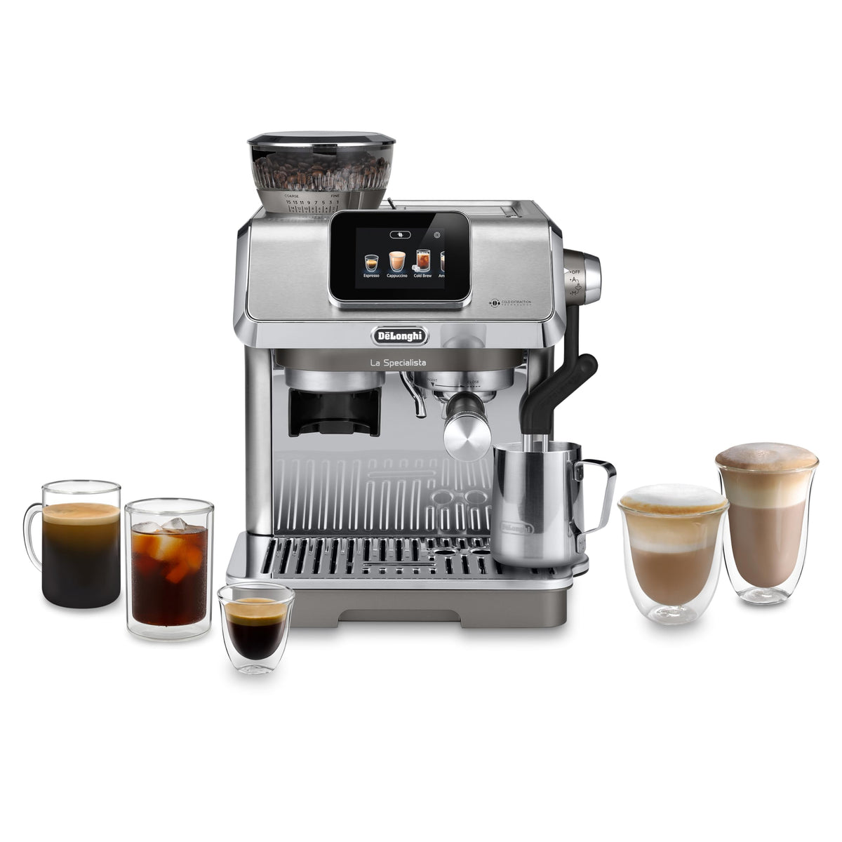 De'Longhi La Specialista Touch Espresso Machine with Coffee Grinder