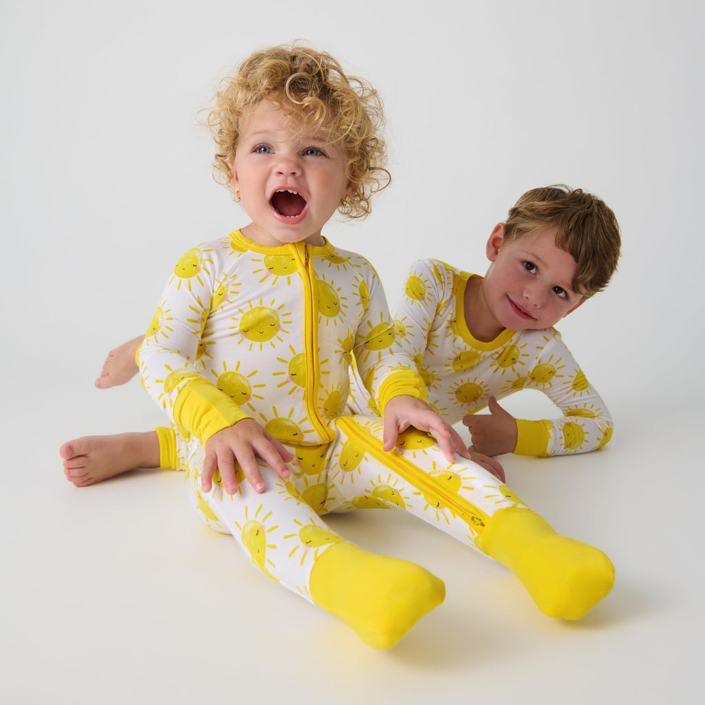 Little Sleepies Baby Pajamas, Sunshine, 18-24M