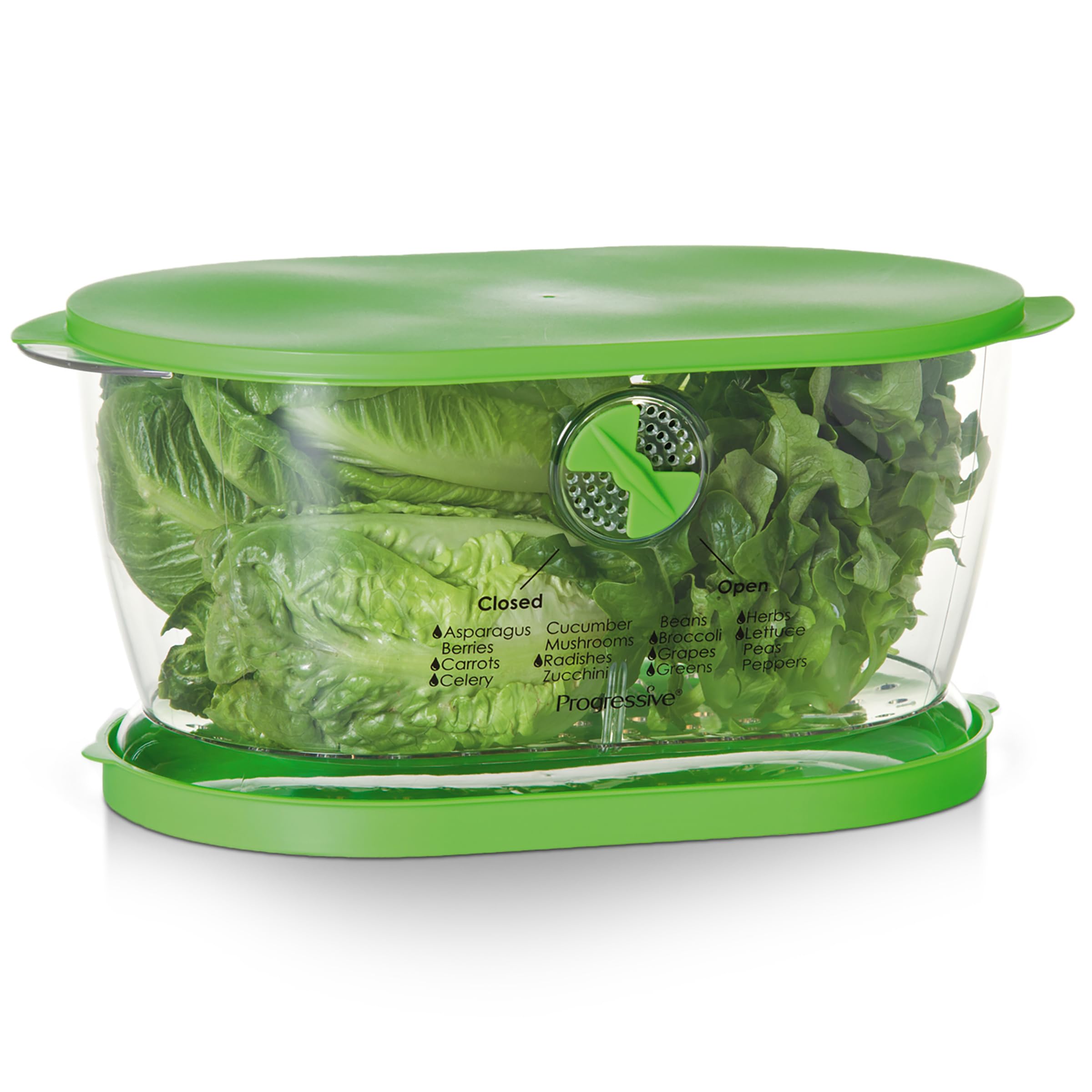 Prep Solutions by Progressive Lettuce Keeper Produce Storage Container, 4.7 Quarts, Green (LKS-06)