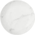 Carlisle FoodService Products Ridge Reusable Plastic Plate Dinner Plate for Home and Restaurant, Melamine, 10.5 Inches, Marble, (Pack of 12)