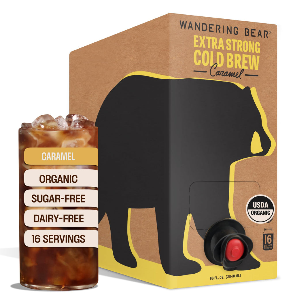 Wandering Bear Organic Caramel Cold Brew On Tap - 96 fl oz, Iced Coffee