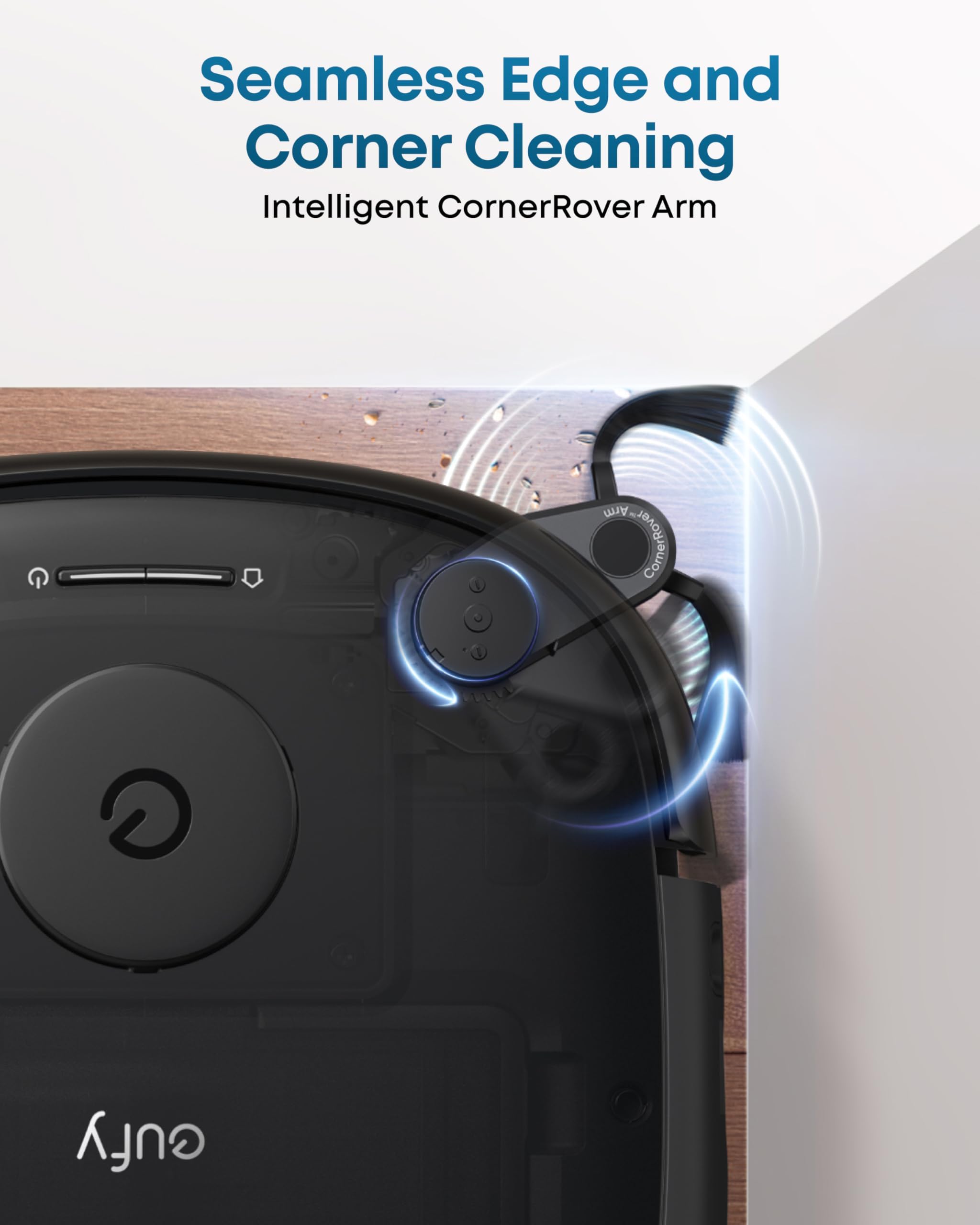 eufy E25 Robot Vacuum and Mop Combo, 20,000 Pa, HydroJet Roller Mop