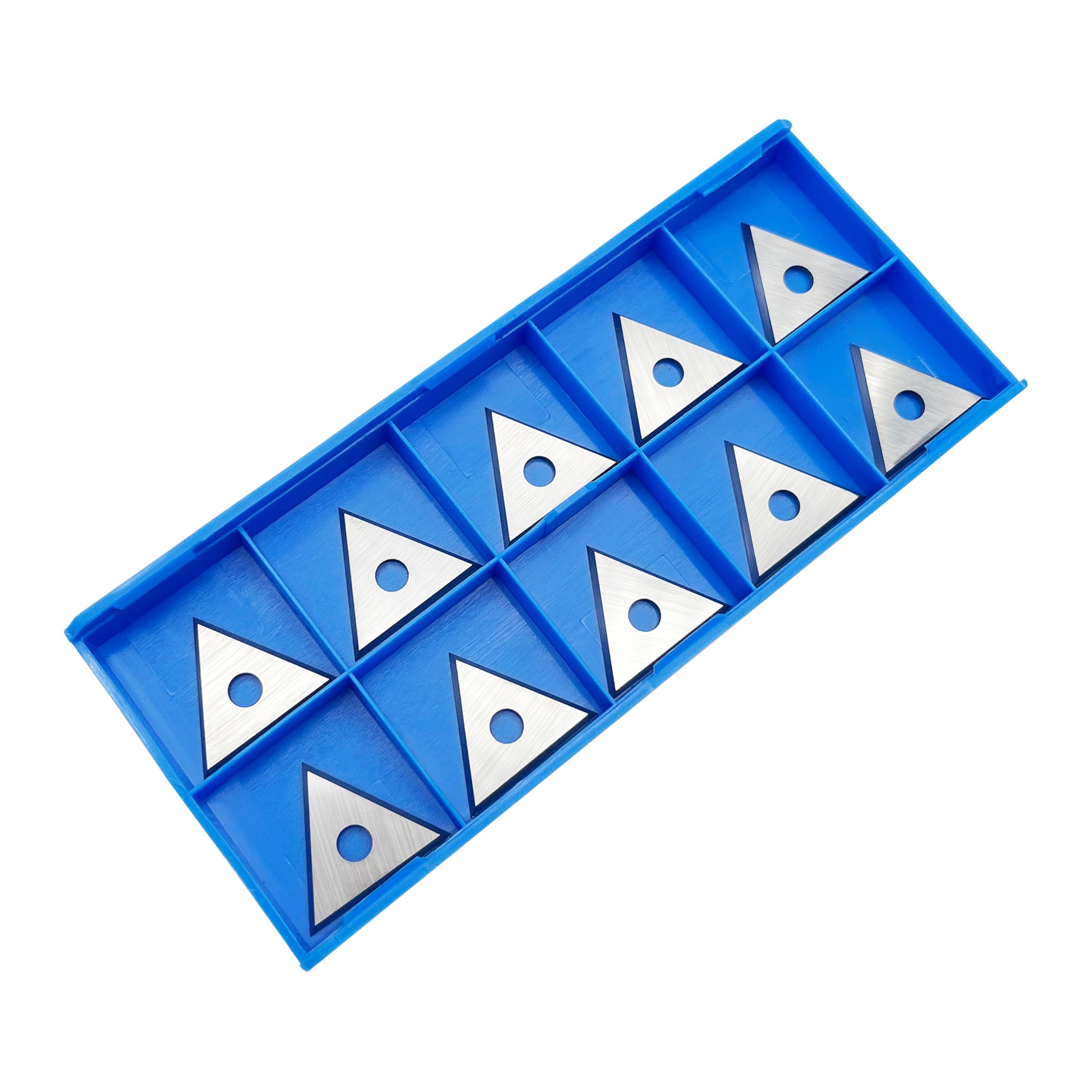 LU&MN Carbide Scraper Replacement Blades, 1" Triangle, 10 Pcs