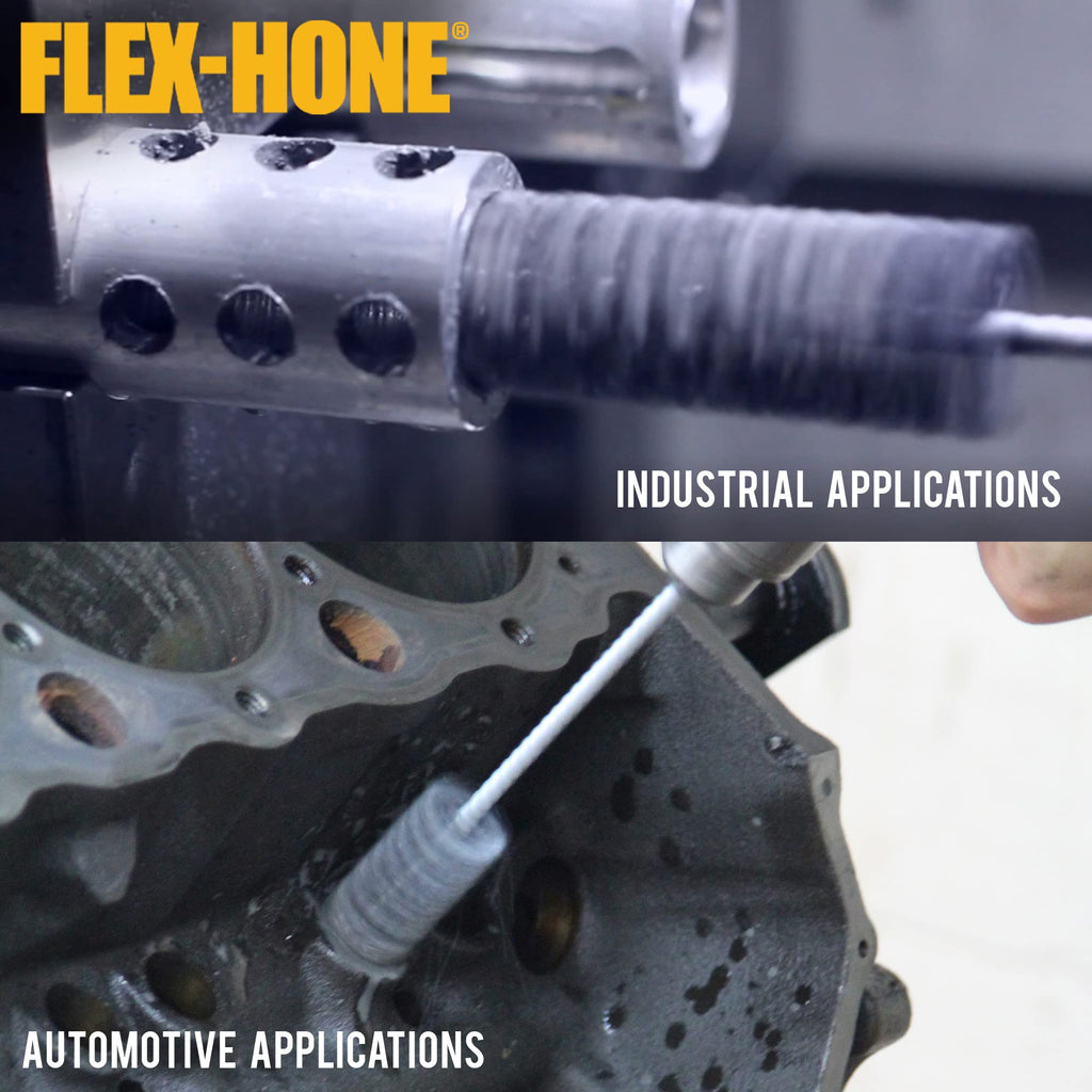 Brush Research BC1232 FLEX-HONE®, 1/2" (12.7mm) Diameter, 320 Grit, Silicon Carbide, For Mild Steel, Stainless Steel, Cast Iron and Softer Ferrous Materials