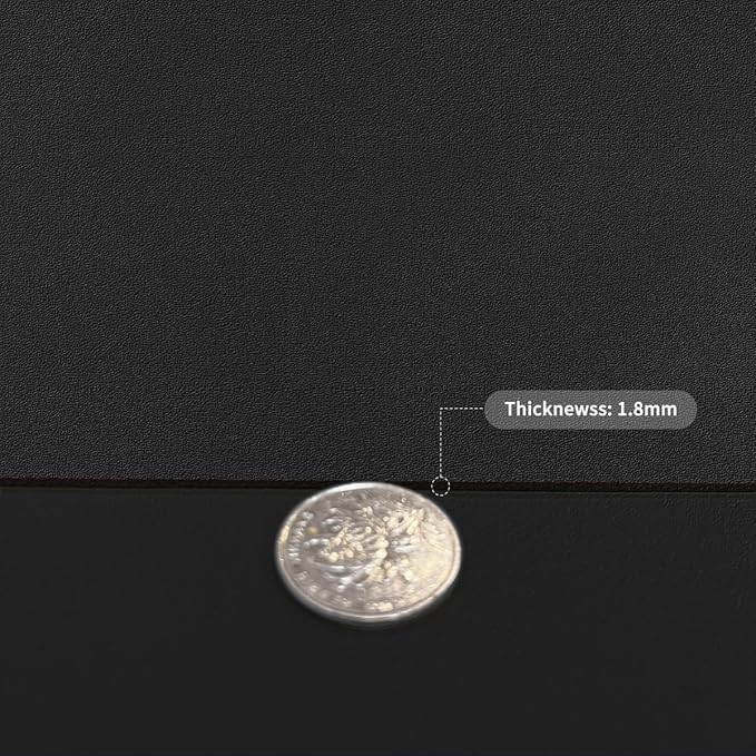 Table Cover Rectangle for Dining Room Table - Can Be Used On Both Sides Waterproof and Easy to Clean Good Flatness Used for Dining Table(Black+Black 44x96)