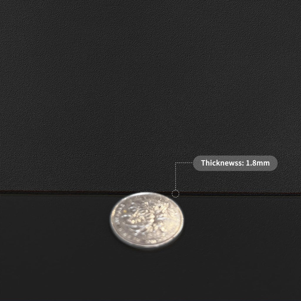 Zinkooat Dresser Protector Top - 10x34 Inch Waterproof Easy to Clean Can Conceal Flaws Protector The Table Top from Scratches Used for Coffee Table Dresser(Black+Black 10x34)
