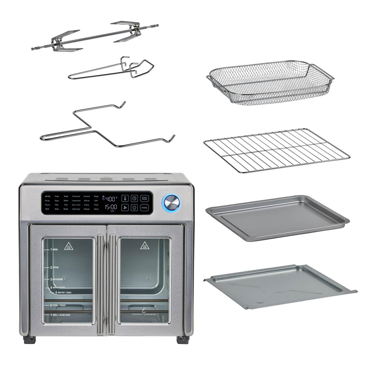Emeril Lagasse 26QT French Door Multi-Function Air Fryer Toaster Oven
