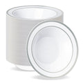 BESTVIP 100 Pack 12 oz Plastic Disposable Soup Bowls