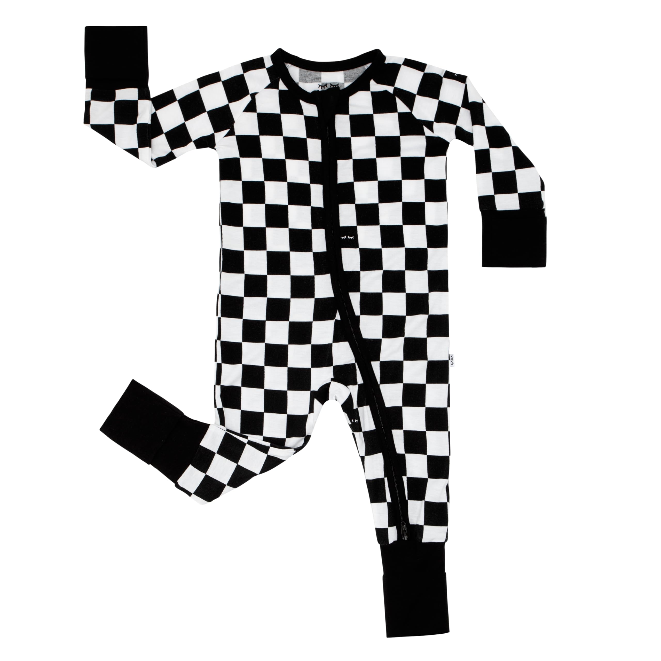 Little Sleepies Pajamas for Baby Boys & Girls, Viscose from Bamboo Baby Pajamas, Snug Sleeper, Toddler PJs, 2-Way Zipper, Cool Checks, 18-24 months