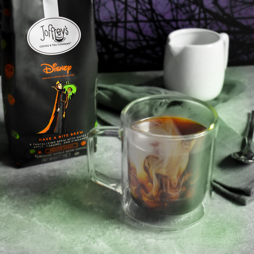 Joffrey's Coffee - Disney Have a Bite Brew, Artisan Medium Roast, Flavored Coffee with Cinnamon, Apple & Caramel Notes, Brew or French Press (Ground, 11oz)