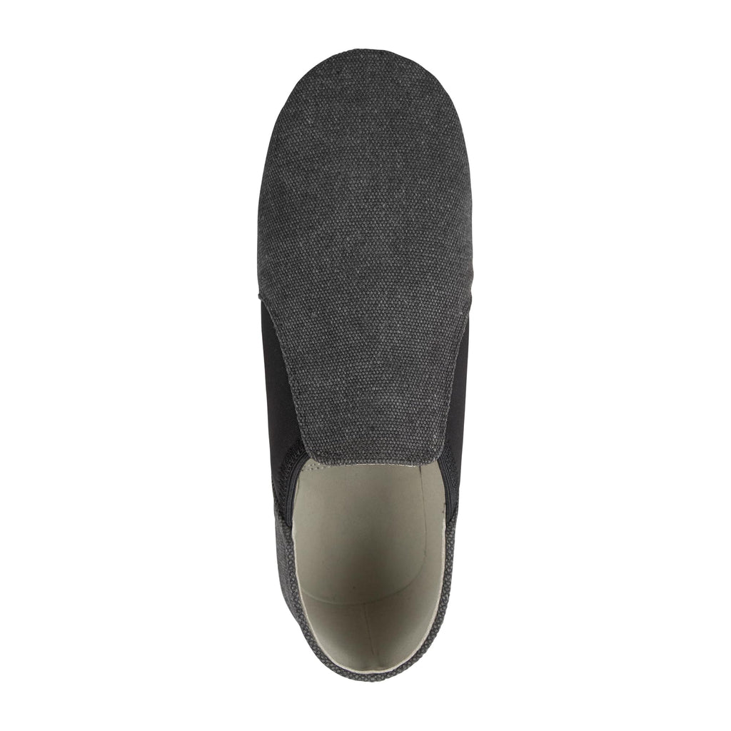Linodes Unisex 09 Canvas Upper Slip-on Jazz Shoe for Women and Men's Dance Shoes-Darkgrey 4.5M