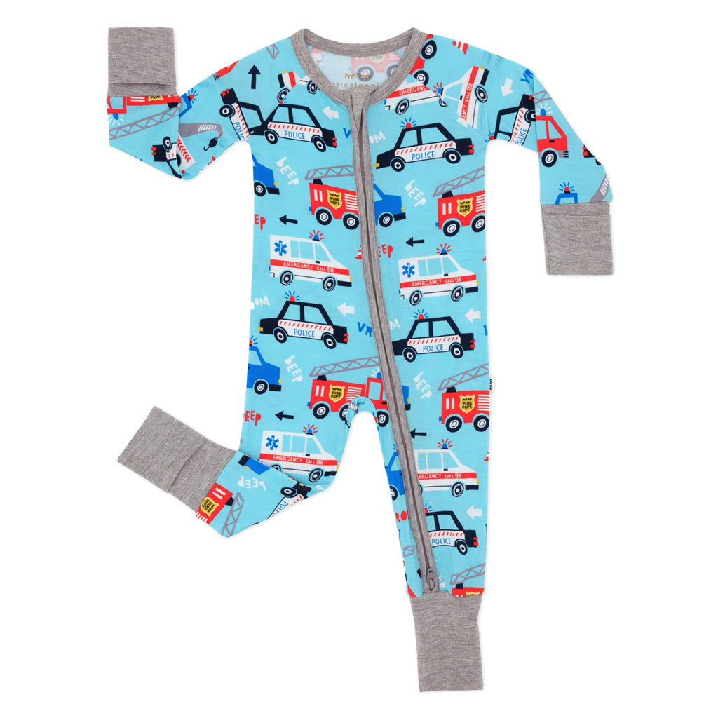 Little Sleepies Baby Pajamas, To The Rescue, Preemie