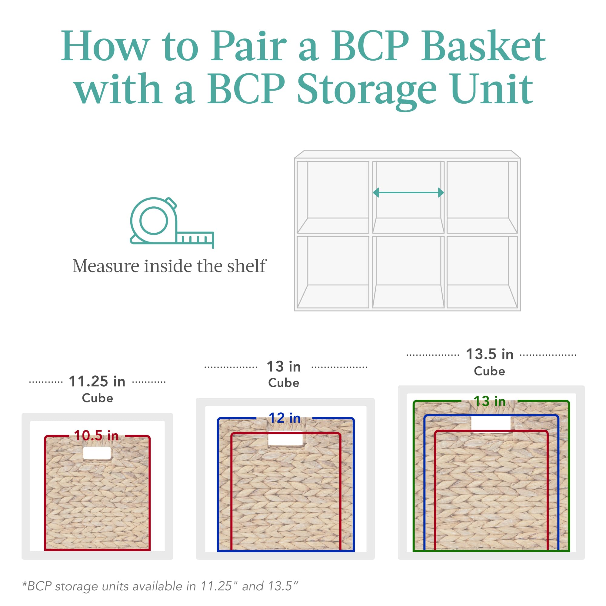 Best Choice Products 10.5x10.5in Pack of 5 Cube Storage Baskets, Water Hyacinth Multipurpose Collapsible Organizers, Handwoven Laundry Totes for Laundry, Living Room, Kids Room & Nursery - White