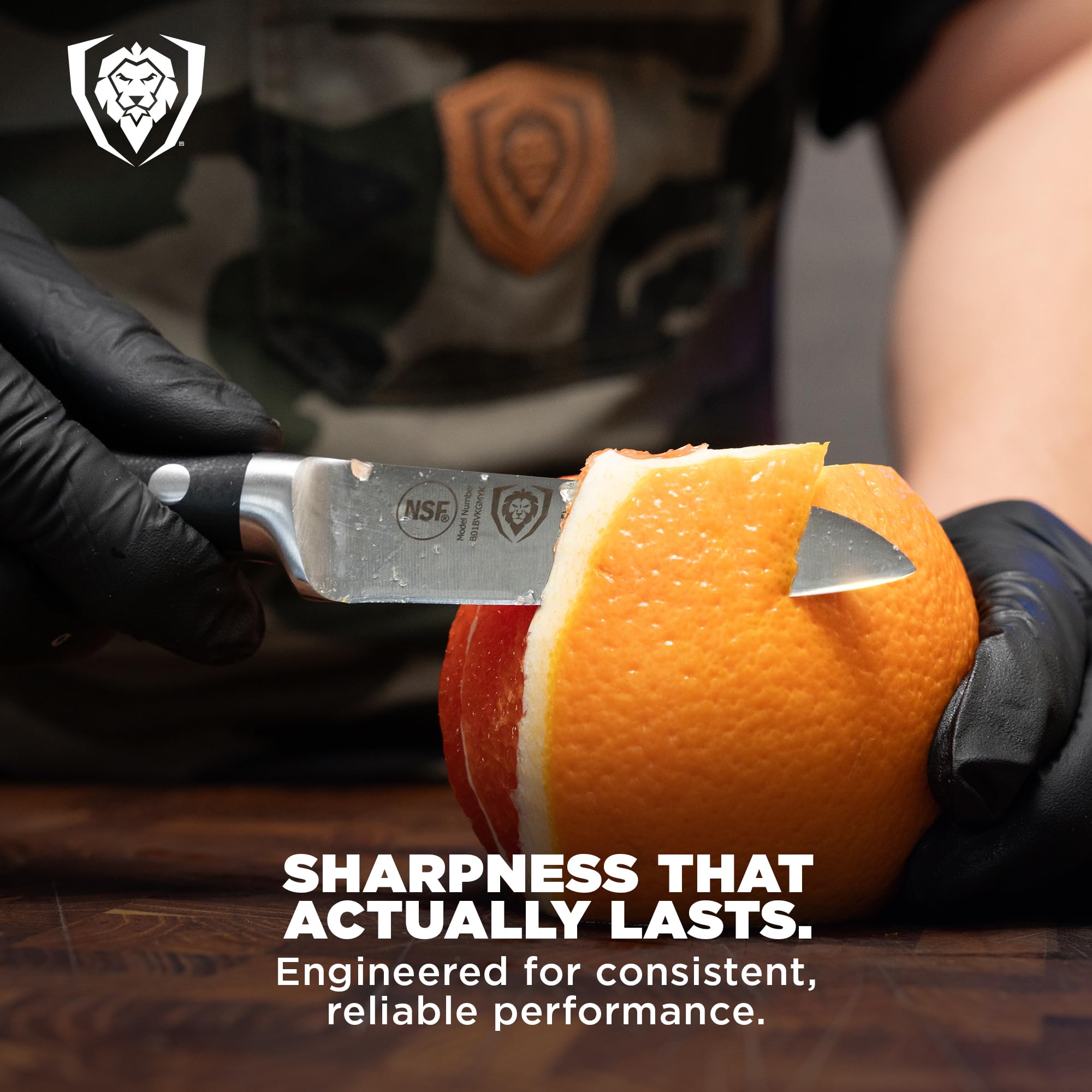 Dalstrong Paring Knife - 3.5 inch - Forged High-Carbon German Steel - Black G10 Handle - Sheath - Small Knife Fruit Vegetable Cutting Knife - Gladiator Series Elite - Razor Sharp Kitchen Knife - NSF