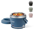 Crock-Pot 20oz Portable Electric Food Warmer, Personal Lunch Box Keeps Food Spill-Free & Warm, Ideal for Travel, Work, Car, On-the-Go, Dishwasher-Safe, Giftable, Faded Blue
