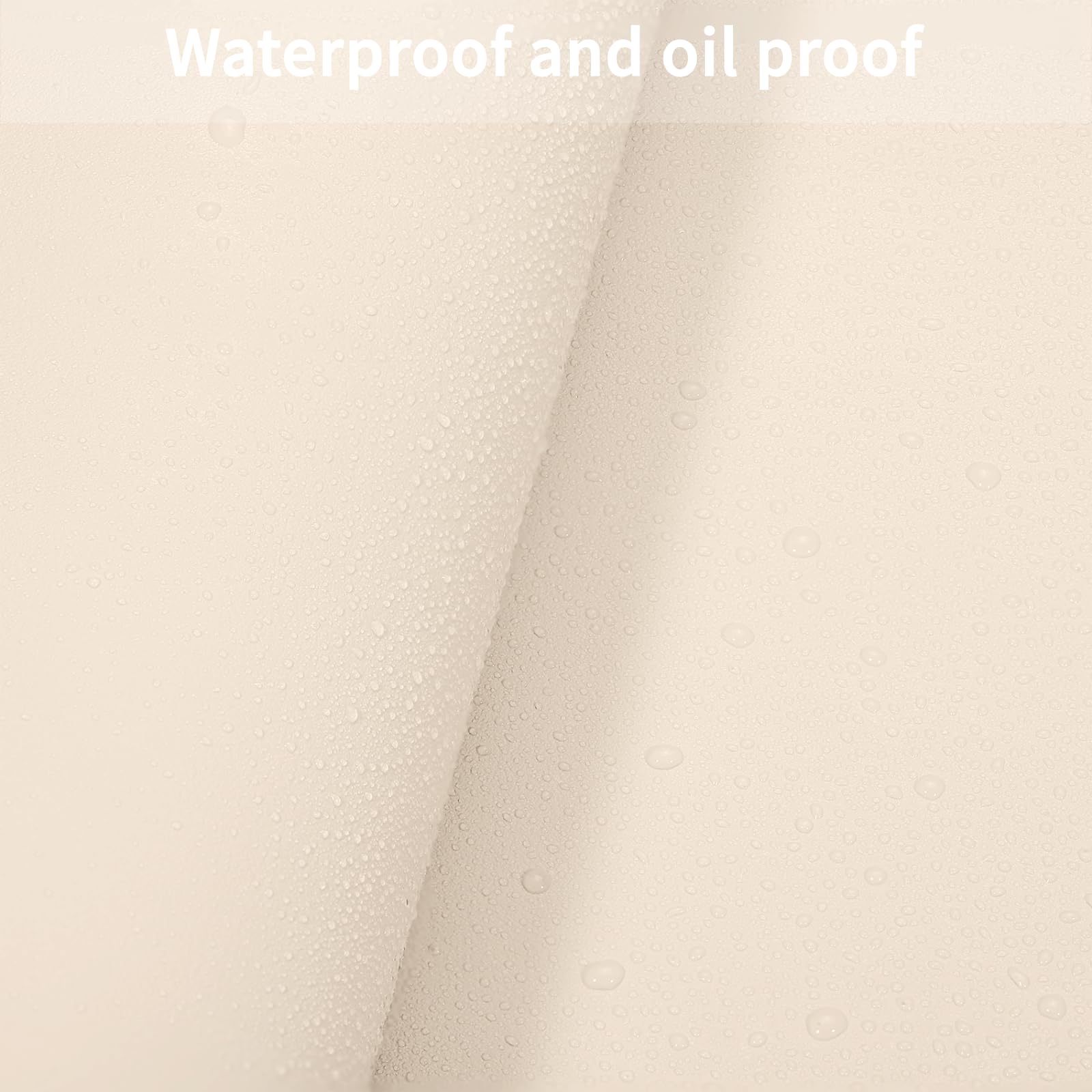 Zinkooat Leather Desk Mat,1.8mm Thick,12x66 Inch Desk Cover,Desk Protector Mat,Dresser Cover Top,Desktop Cover,Dresser Cover Top for Bedroom,Table Protector Mat(Beige+Light Gray,12×66)