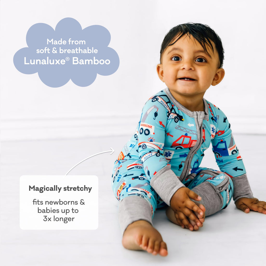 Little Sleepies Baby Pajamas, To The Rescue, Preemie