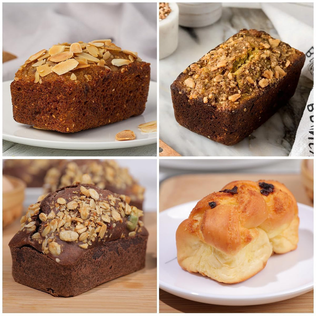 Mini Loaf Pans, Metal Reinforced Frame Silicone Bread Loaf Pans 8 Cavities Nonstick for Baking Cornbread, Mini Bread, Brownie, Cheesecake, Chocolate 2 Pack Confetti