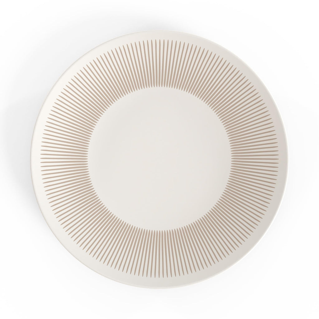 TervisHome Melamine Dinner Plates - Set of 4 | Sandstone Collection | Durable Stoneware-like Quality, Dishwasher Safe, Perfect for Indoor and Outdoor Use