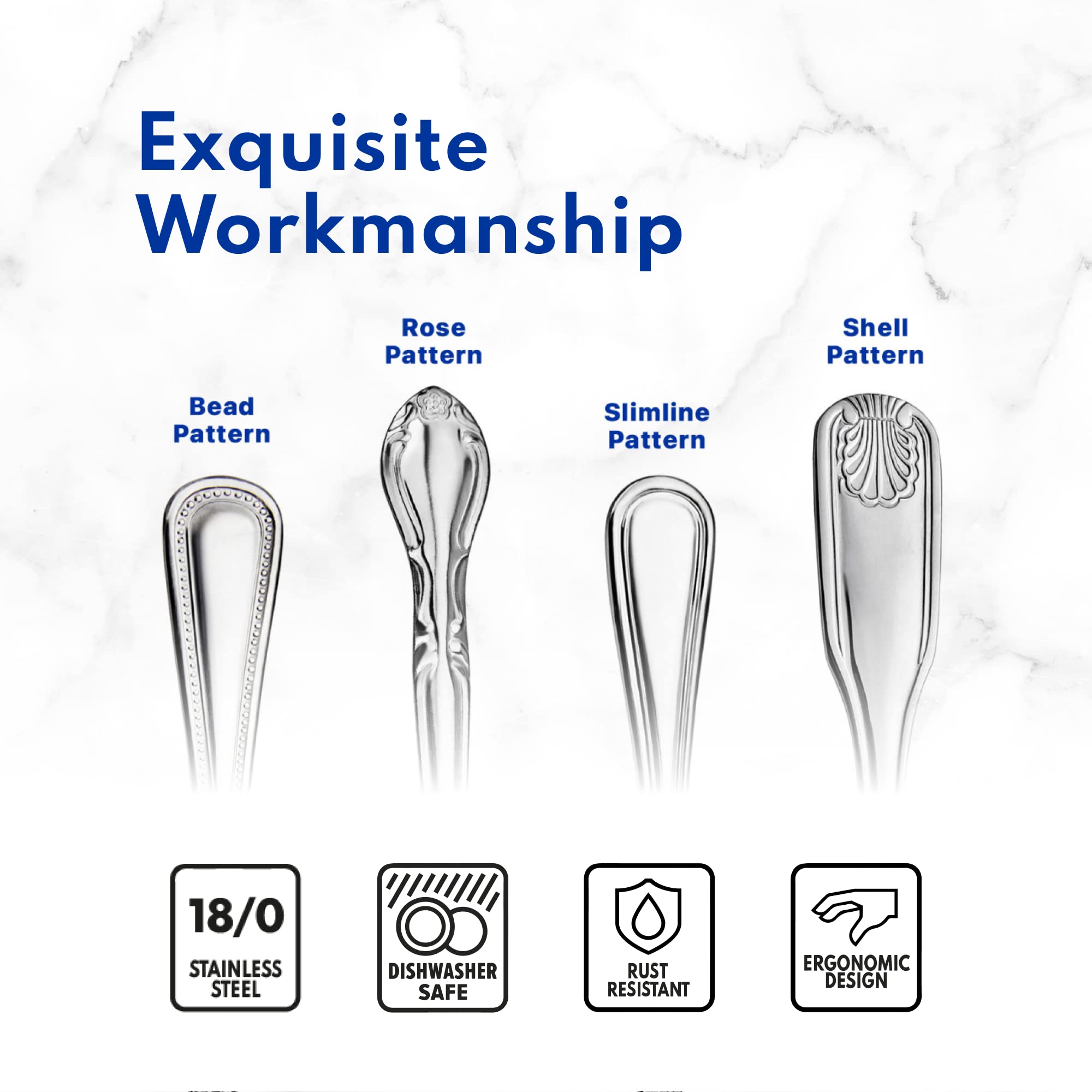 New Star Foodservice Bead Pattern 18/0 Stainless Steel Oyster Fork, 6-Inch, Set of 12, Commercial Grade