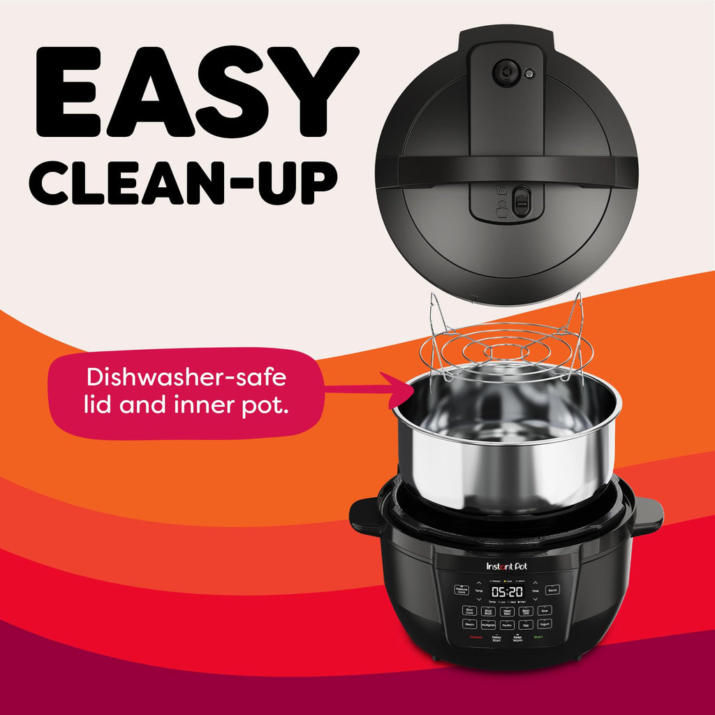 Instant Pot Rio Wide 7.5 Qt 7-in-1 Electric Pressure Cooker, WhisperQuiet