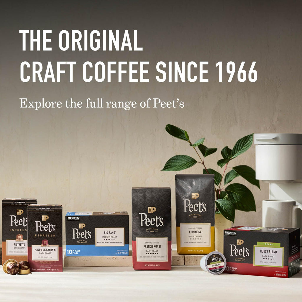 Peet's Coffee Espresso Capsules, Medium Roast Variety Pack, 40CT